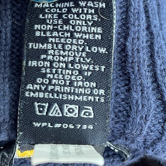 Nautica Multi Color Stripe Media Buttons Sweater Sz 3T - Picture 5 of 5